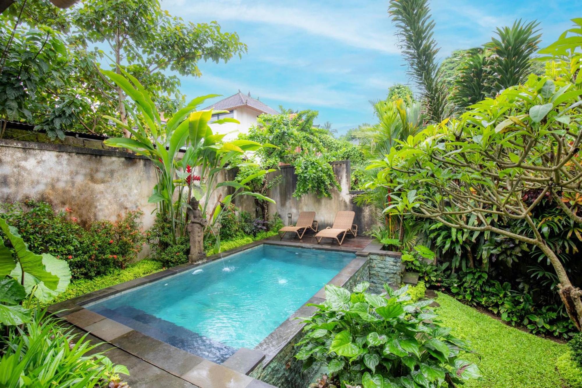 Sari Bamboo Villas Ubud Exterior foto