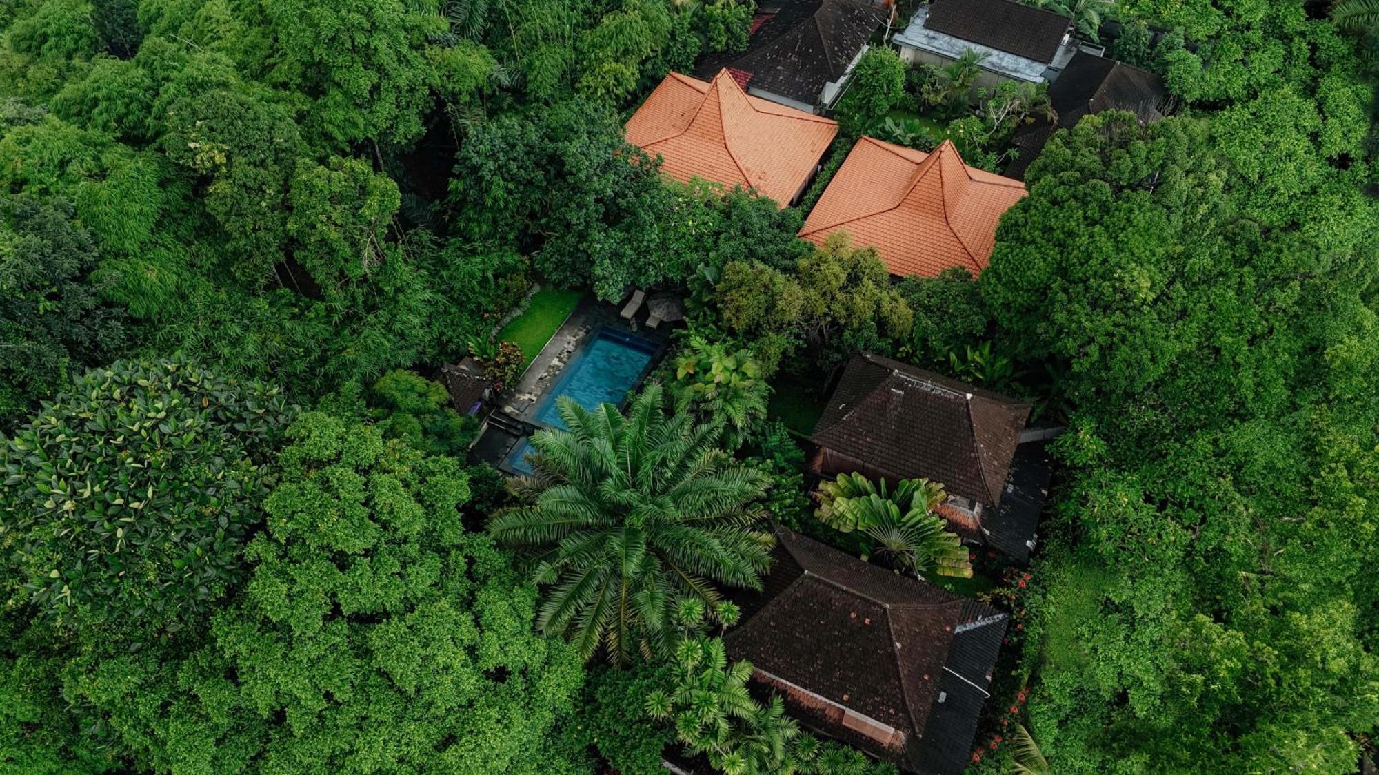 Sari Bamboo Villas Ubud Exterior foto
