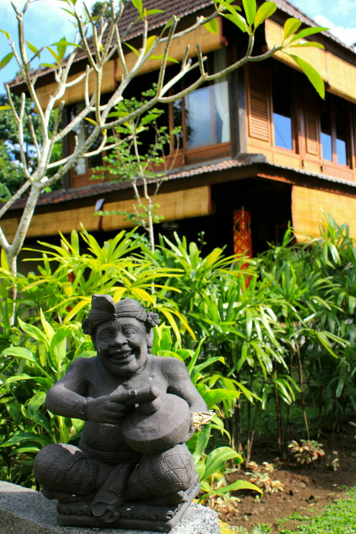 Sari Bamboo Villas Ubud Exterior foto