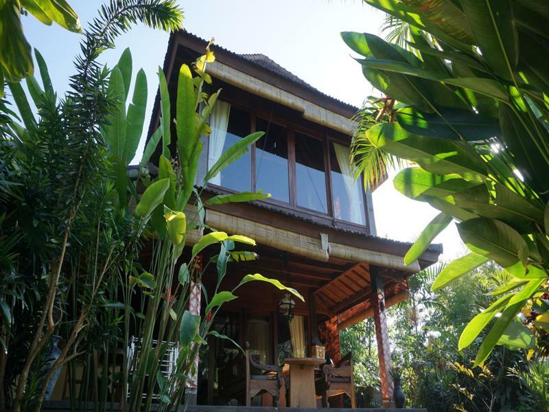 Sari Bamboo Villas Ubud Exterior foto
